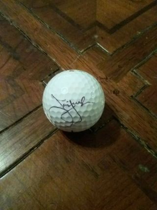 Jim Furyk Autographed Masters Golf Ball