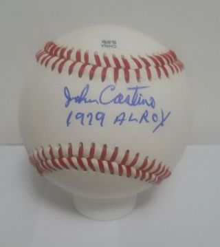 John Castino Signed Autographed Baseball W/coa Mlb 1979 Rookie Of The Year Twins