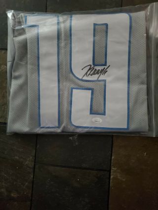 Kenny Golladay Signed / Autographed Detroit Lions Custom Jersey Jsa 2
