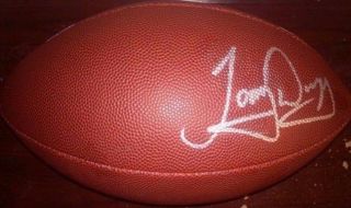 Tony Dungy Colts - Steelers Hof Signed Autographed Wilson Nfl Football W/proof