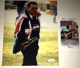 Mike Ditka Chicago Bears Legend Signed Autographed The Finger 8x10 Photo Jsa