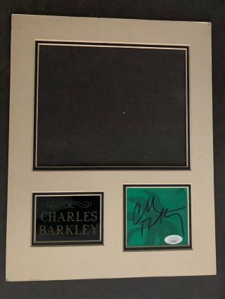 Charles Barkley Signed Cut Signature W/jsa