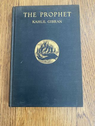 Kahlil Gibran The Prophet 1st Edition 6th Printing 1925 Poetry Lebanon Love