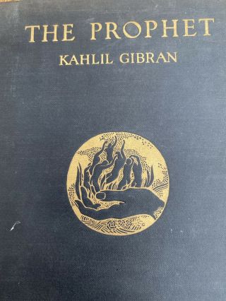 Kahlil Gibran The Prophet 1st Edition 6th Printing 1925 Poetry Lebanon Love 3