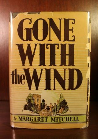 Margaret Mitchell Gone With The Wind 1st First Edition Dj 1st Printing May 1936