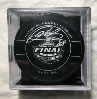 Chicago Blackhawks Patrick Kane 88 Signed 2010 Stanley Cup Finals Game 6 Puck