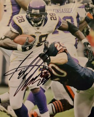 Adrian Peterson Signed Autographed Photo Minnesota Vikings Star Rb