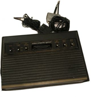 Vintage Atari Video Computer System No.  Cx - 2600 Light Sixer