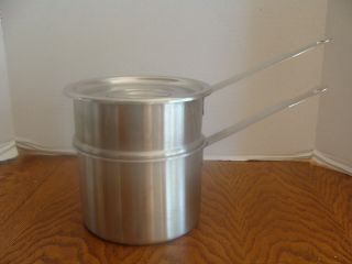 Vintage Vollrath 7702 Stainless Steel Double Boiler Nsf Approved Commercial Usa