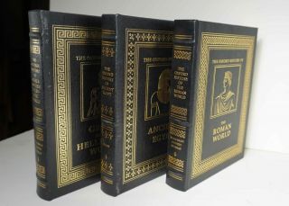Easton Press - The Oxford History Of Ancient Egypt,  Roman World,  Greece 3 Vols