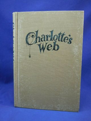 1952 CHARLOTTE ' S WEB by E.  B.  White First Edition 1st Print w/ I - B 3