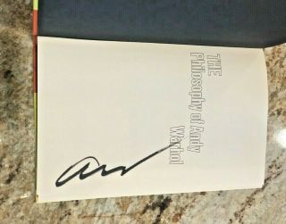 The Philosophy Of Andy Warhol Signed 1st Edition By Andy Warhol