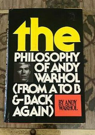 The Philosophy of Andy Warhol SIGNED 1st Edition by Andy Warhol 2