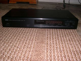 Yamaha T - 60 Natural Sound Am/fm Stereo Tuner Fully Functional Vintage 1991