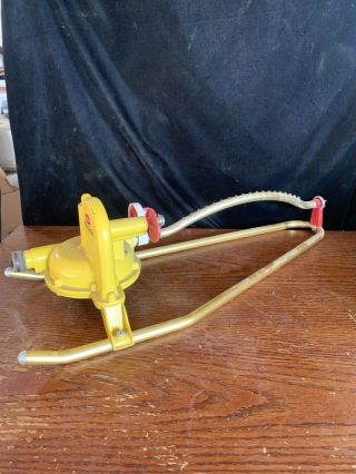 Vintage Nelson 3037 Dial A Rain Metal Oscillating Sprinkler Great Usa Made