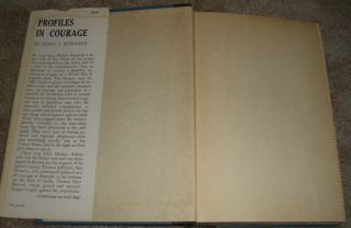 Profiles in Courage by John F.  Kennedy JFK First Edition (L - F) HCDJ 1956 2