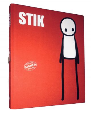Stik Rare Signed Hardcover Book Strand Nyc Street Art Banksy Mr.  Brainwash