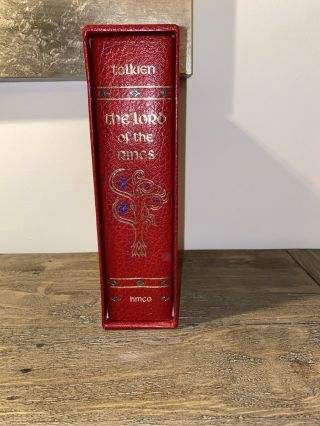 Jrr Tolkien The Lord Of The Rings 1966 Leather Bound Box Set Collector 