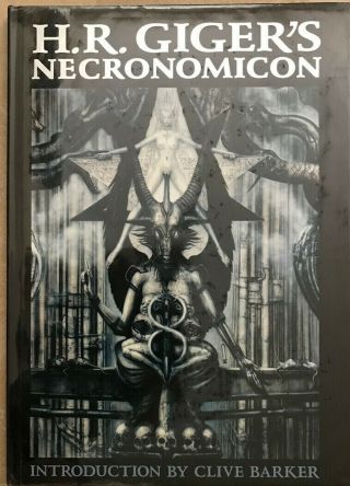 Necronomicon I Book By H.  R.  Giger (in Shrink Wrap - Wrinkled)