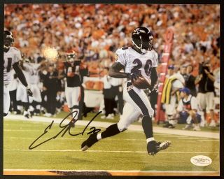 Ed Reed Signed Baltimore Ravens 8x10 Photo Autographed Jsa Authenticated