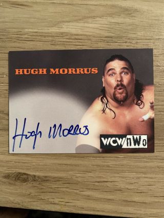 Wcw Nwo 1999 Topps Hugh Morris Signature Card Auto Autograph Signed Wwf