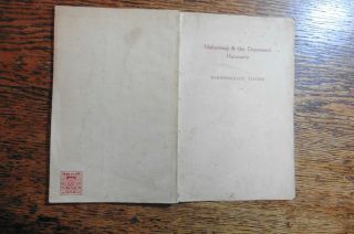 Mahatma Gandhi Rare 1932 Book By Rabindranath Tagore 1st Edition India
