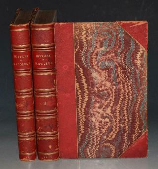The History Of Napoleon Illustrated Raffet & Vernet 2 Vols Fine Binding 1861 1st