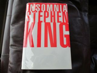 Insomnia - Stephen King - 1994 Viking 1st Print Hardcover Dj Flat - Signed 4