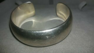 Vintage Sterling Silver Cuff Bracelet By W