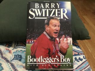 Barry Switzer Signed To Scott First Edition Book/bootlegger’s Boy Sooners,  Cowboy