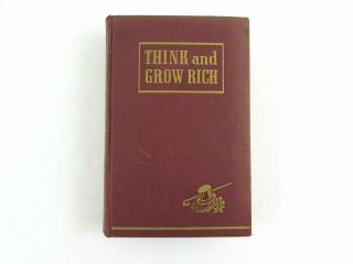 Think And Grow Rich By Napoleon Hill 1937 First Edition/3rd Printing Ralston Hc