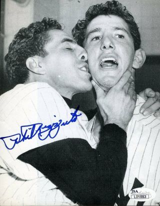 Phil Rizzuto Jsa Authenticated Signed 8x8 Photo Autograph