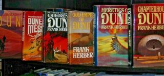 Dune Complete 6 Hcdj Frank Herbert Messiah Children Heretics (1st) Chaperhouse 1st