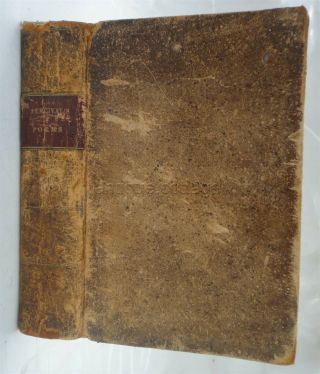 1824 Antique Poems And Tales By James G.  Percival,  M.  D.  Vols 1 & 2 Leather