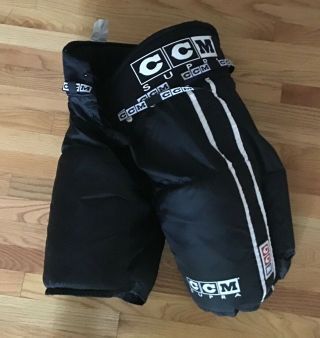 Vintage Ccm Supra Hockey Pants Adult Large Black