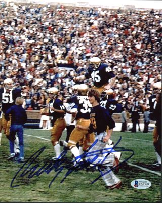 Notre Dame Rudy Ruettiger Authentic Signed 8x10 Vertical Photo Autographed Bas