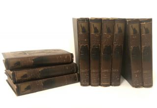 Library Of American History Ellis Vol 1 - 9 Illustrated 1918 Edition 3d Cover