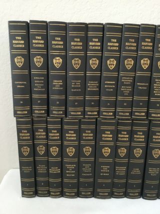 THE HARVARD CLASSICS FIRST EDITION 1909 COMPLETE SET IN 51 VOLUMES 2