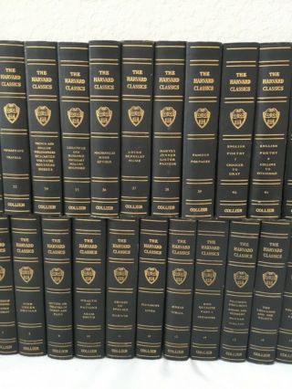 THE HARVARD CLASSICS FIRST EDITION 1909 COMPLETE SET IN 51 VOLUMES 3