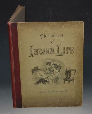 Lloyd’s Sketches Of Indian Life Colonial Customs Coloured Illustrations 1890