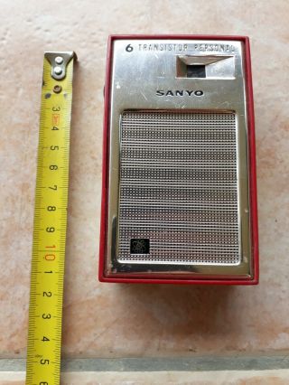 Sanyo 6 Transistor Radio Vintage