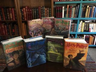Harry Potter By J.  K.  Rowling Complete Book Series 1st Edition Hardcover