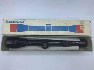 Vintage Tasco Fully Coated Rifle Scope 4x32 Opti - Centered Rifle Scope Japan 663a