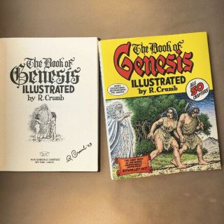 The Book Of Genesis: Illustrated By R.  Crumb (signed,  First Edition,  Hardcover)