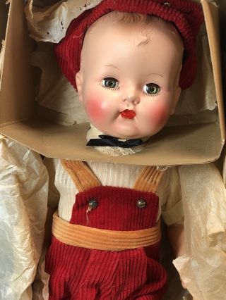 17” Antique Sayco Doll Sweet Baby Doll Hard Plastic Head & Magic Skin 1042 Box
