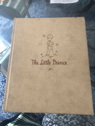 1943 The Little Prince True 1st Ed,  1st Print By Antoine De Saint - Exupery Reynal