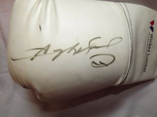 Sugar Ray Leonard Signed Boxing Gloves No
