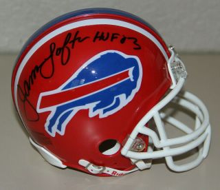 James Lofton Signed Auto Mini Helmet Tristar Authenticated Buffalo Bills