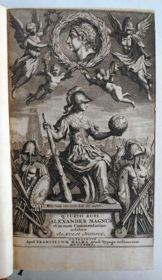 1685 First Ed.  Rufus Histories Of Alexander The Great Greece Latin 14 Plates
