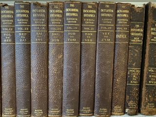 Encyclopedia Britannica 11th ed vintage collectible 2